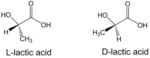 d- 乳酸 和 l- 乳酸 经过不同的酶催化,最终都代谢为丙酮酸,并给人体