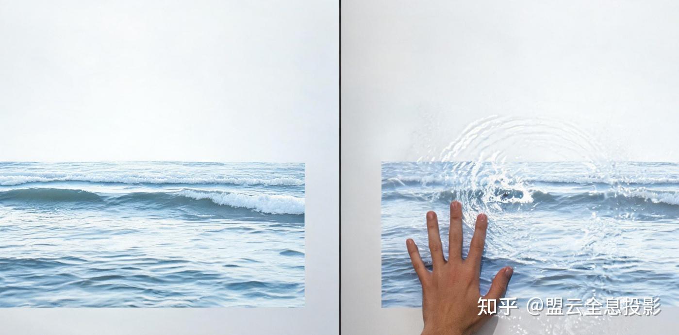 传统投影VS互动投影:差的不是投影,是“能不能摸得到虚拟世界” - 知乎