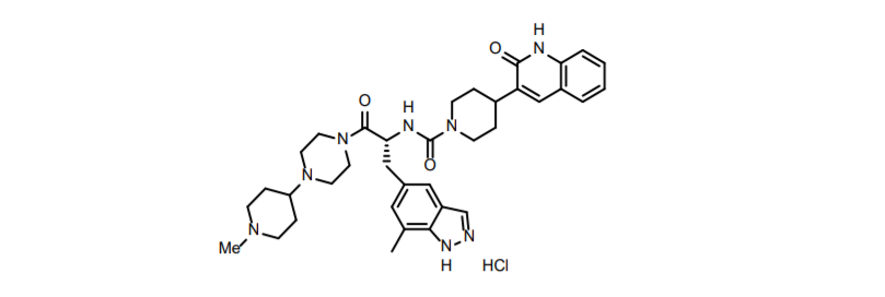 zavegepant结构式2023年3月10日,美国fda批准zavegepant(鼻喷剂型)