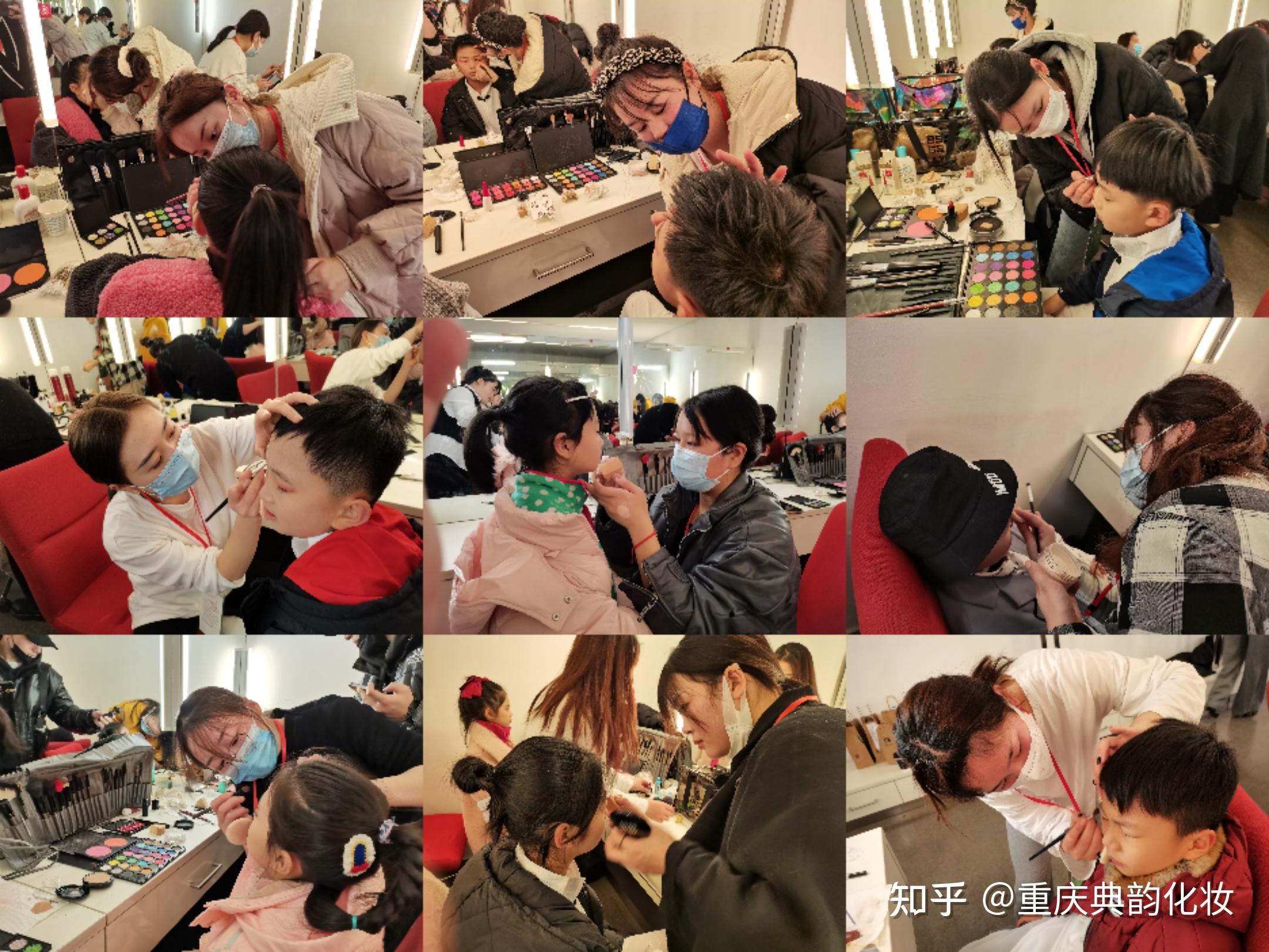 重庆典韵化妆学校学员电视台最新实习活动来啦!