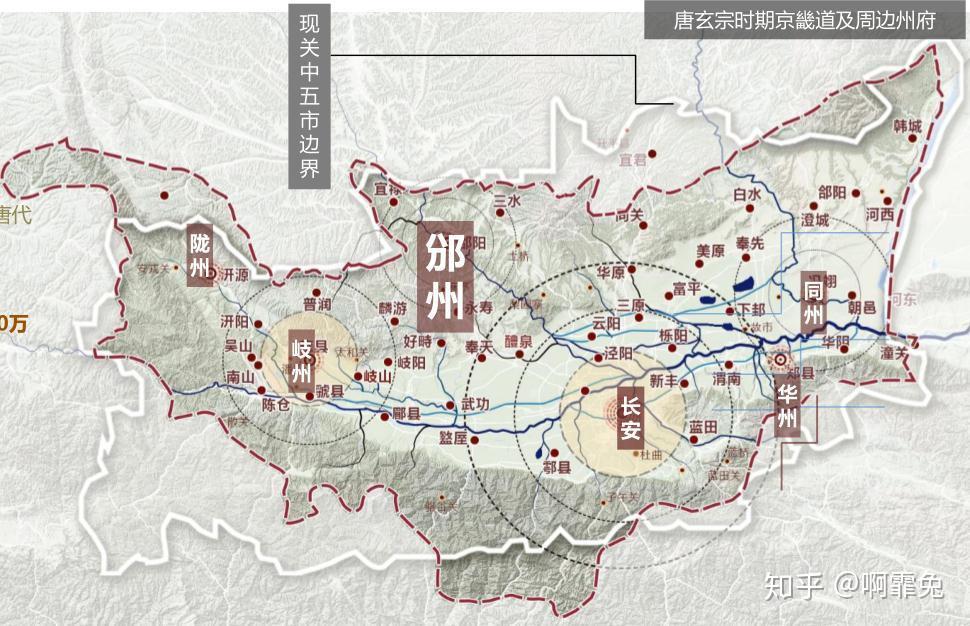 关中地区人居环境演变