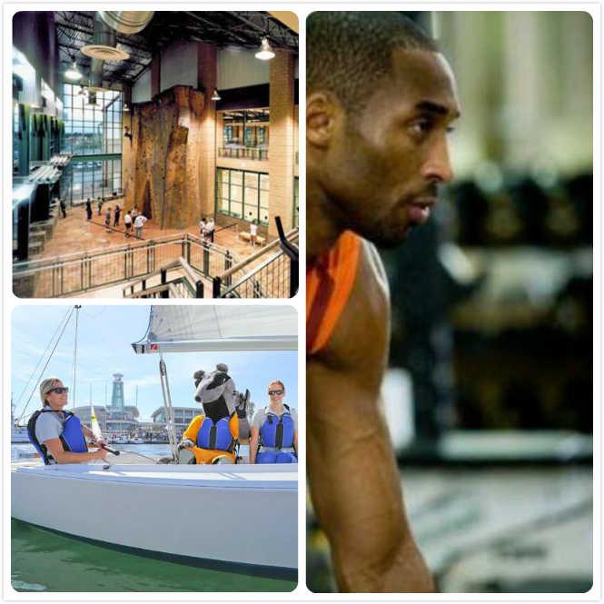 走进美国大学豪华健身中心科比经常光临其中一家