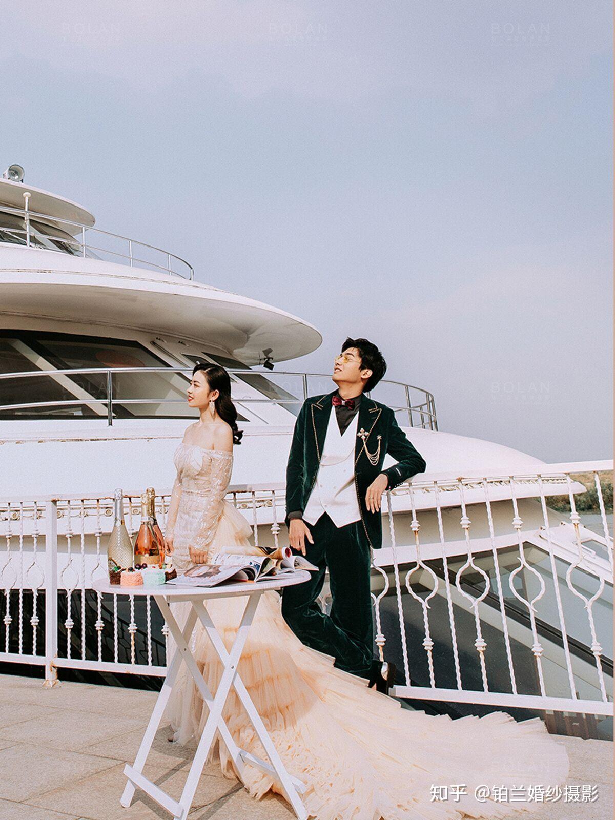如此浪漫的游艇婚纱照你喜欢吗71纪实情感的抓拍就像这对新人一样来