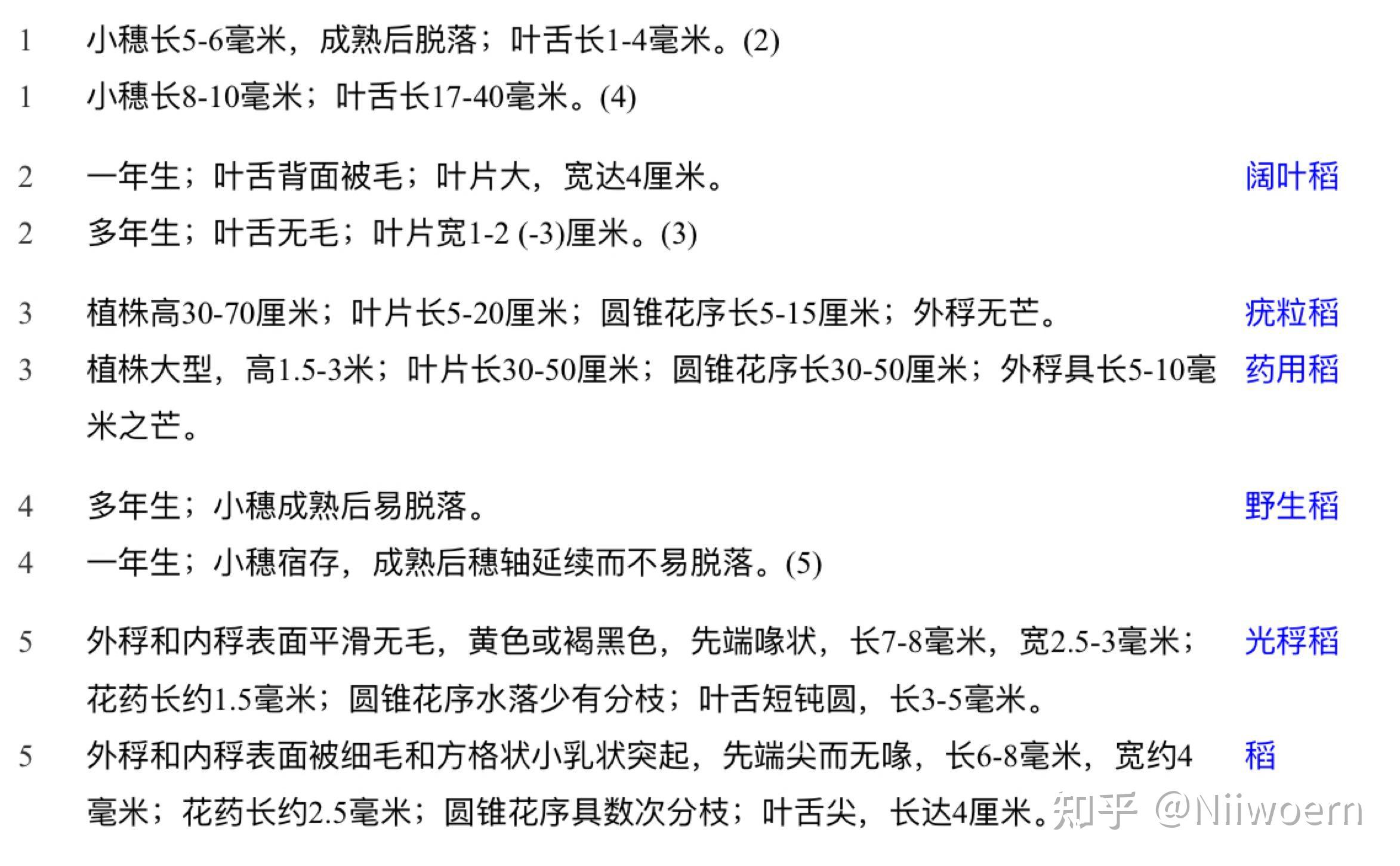 植物分类学—-禾本科稻属 - 知乎