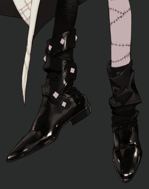 怎么性感怎么来皮衣皮裤衣褶服饰材质画法