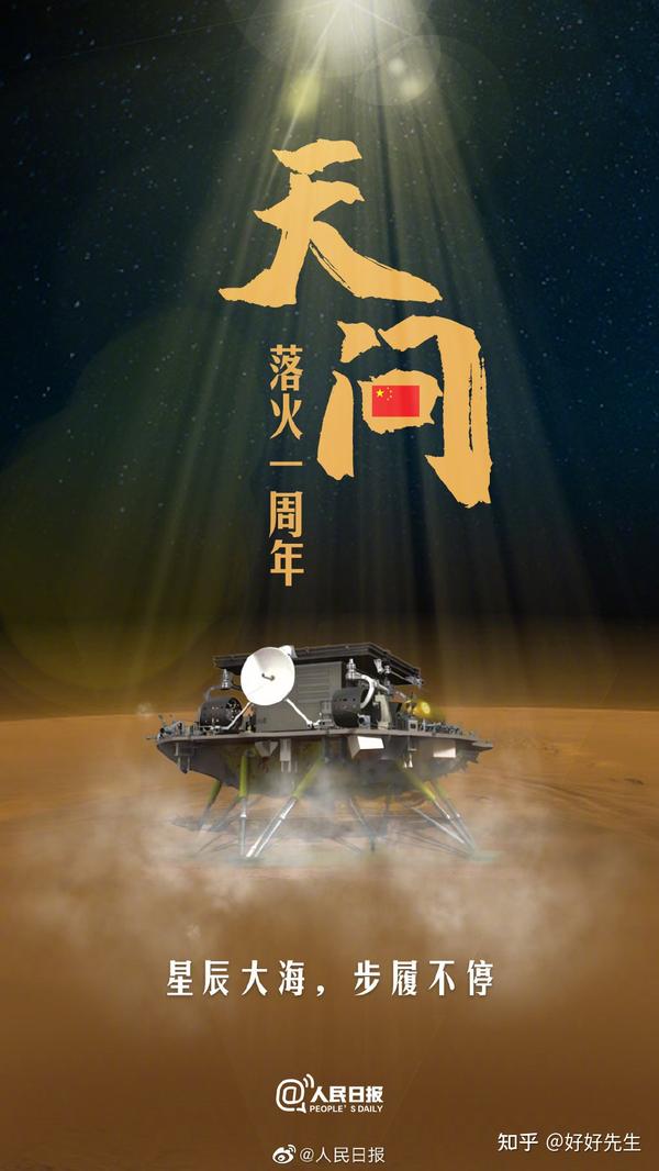 “天问一号”着陆火星一周年，致敬航天精神 知乎