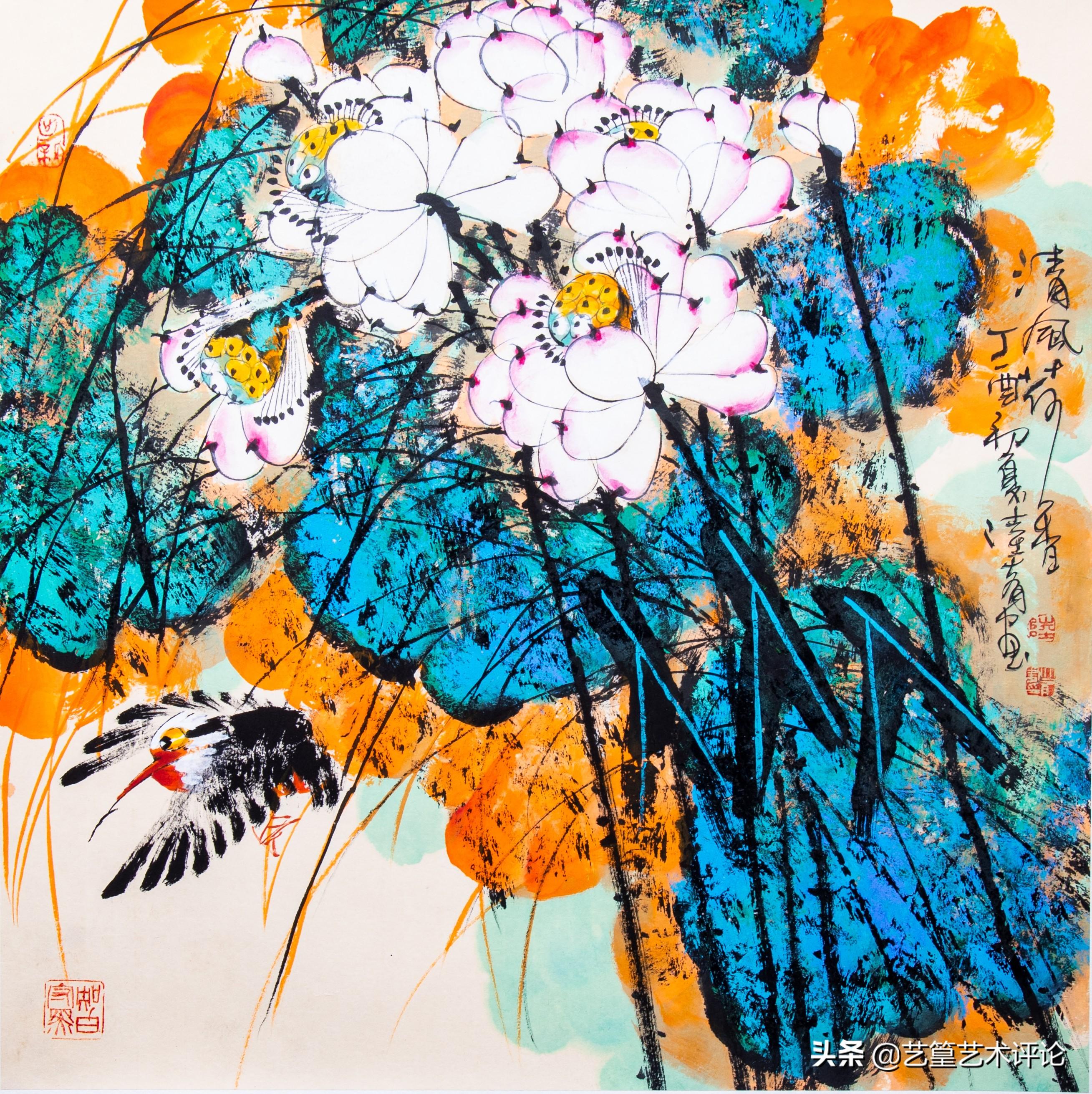 《莲开的声音-当代中国著名画家陆大有重彩荷花画集》《2021年陆大有