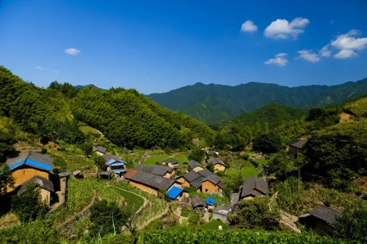 历历万乡依山傍水处处皆景避世的开化龙门村带你回归质朴