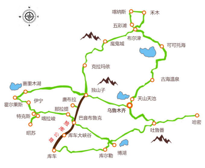 暑假新疆旅游用一天时间给大家准备包含吃住行的新疆攻略汇总