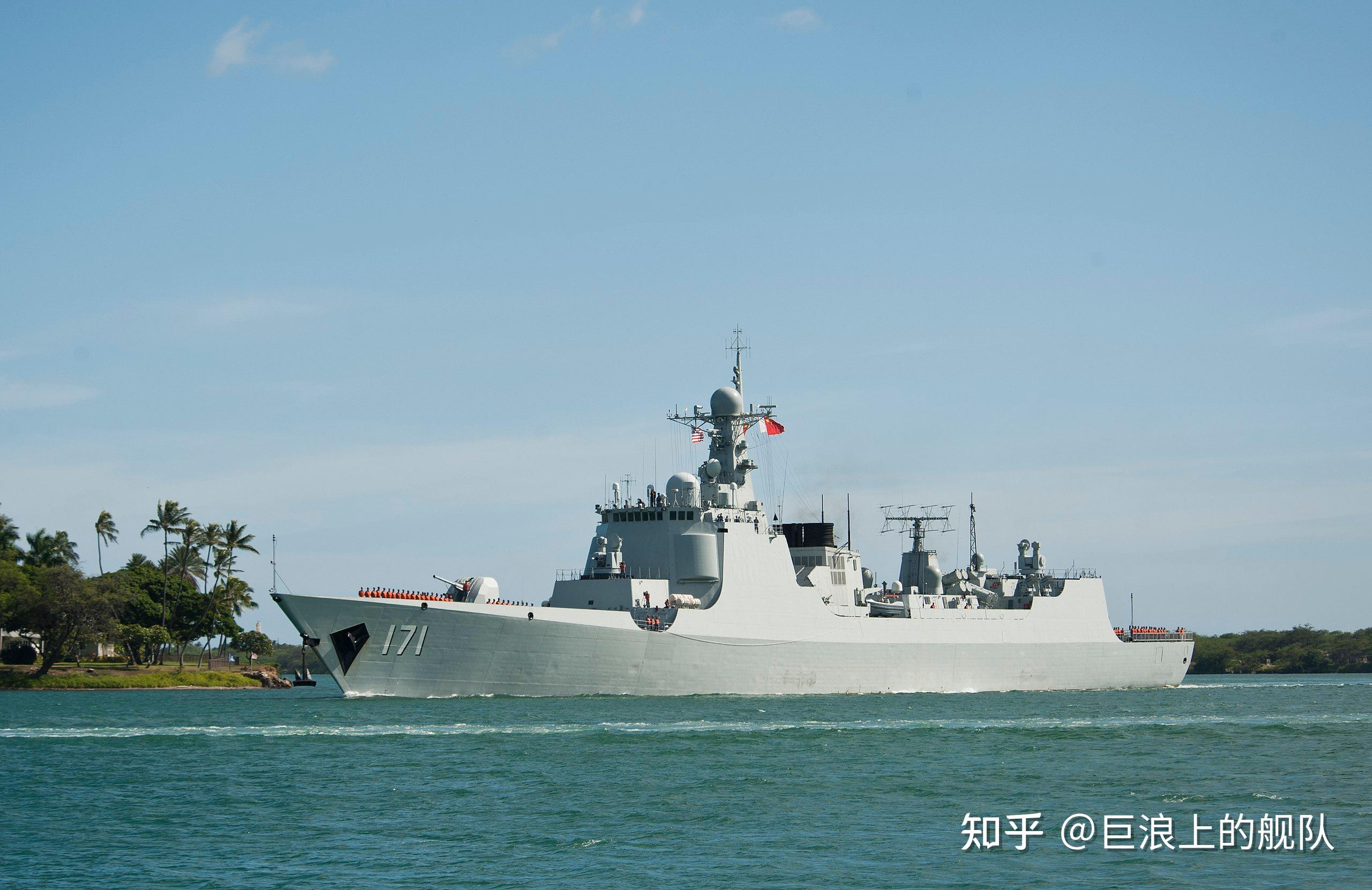 中国海军 052c 旅阳ii 级052d 旅阳iii级 驱逐舰 