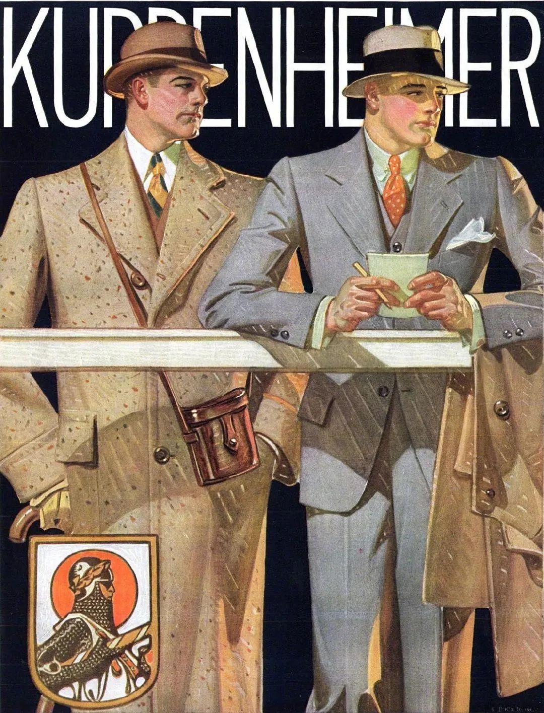Jcleyendecker 美国黄金时代“绅士的品格”，性感又时髦插画分享 知乎 