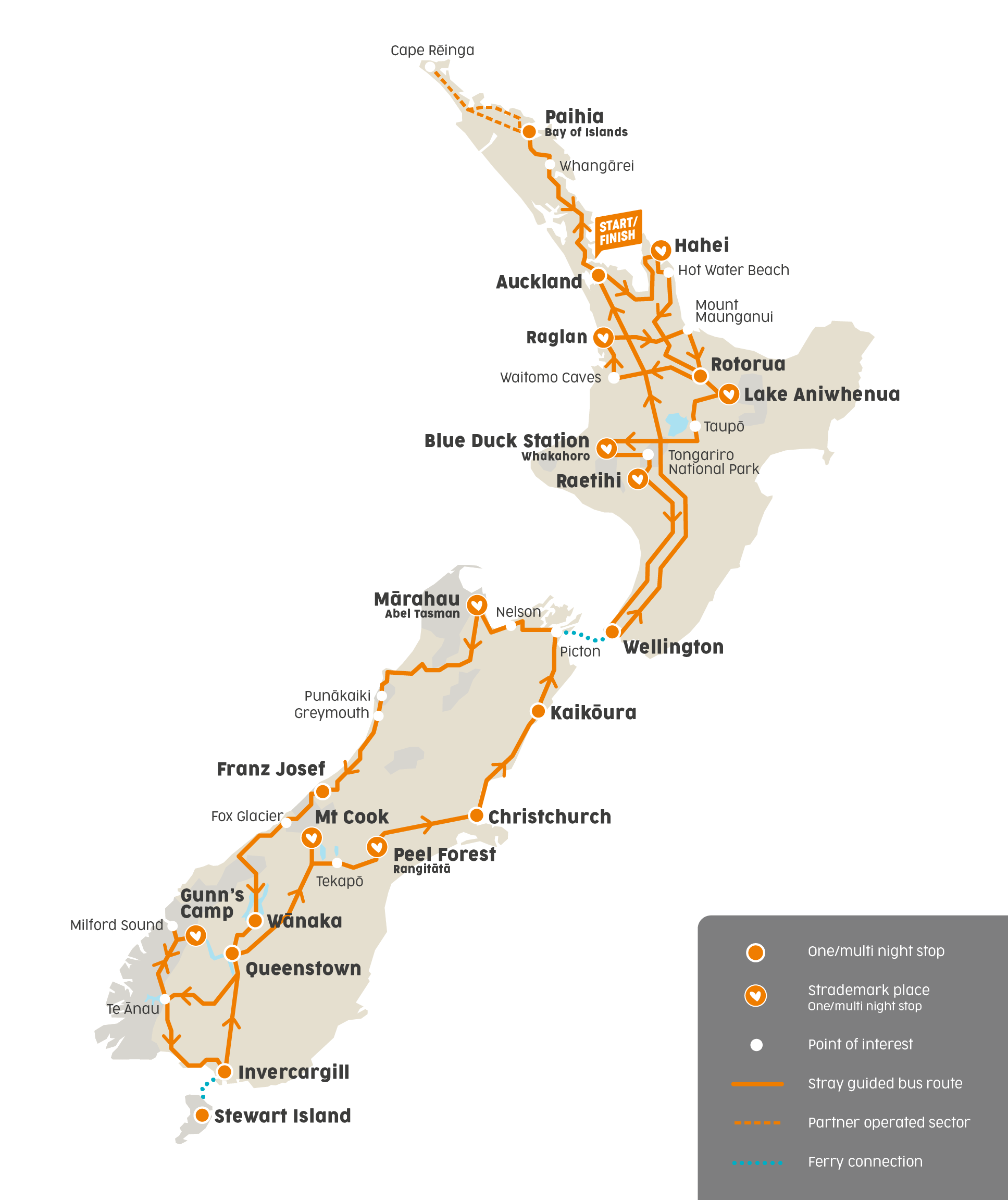 新西兰 全境巴士票 Intercity Flexi pass小时票,马蜂窝自由行 - 马蜂窝自由行