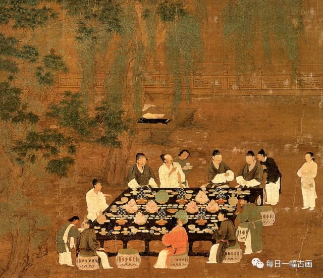 古人的野外派对 |【北宋】赵佶《文会图》 - 知乎