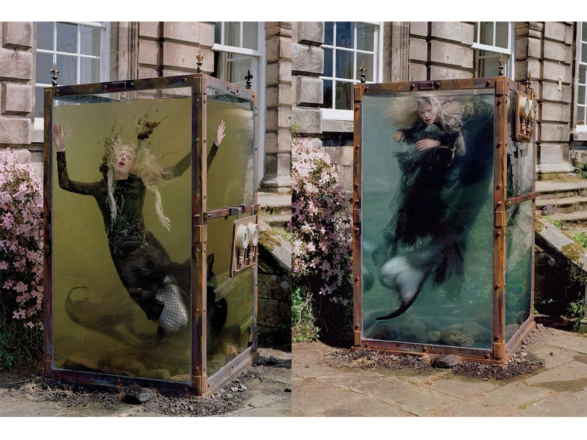 这个美人鱼主题的系列是他的代表作品之一,用tim walker的话说kristen