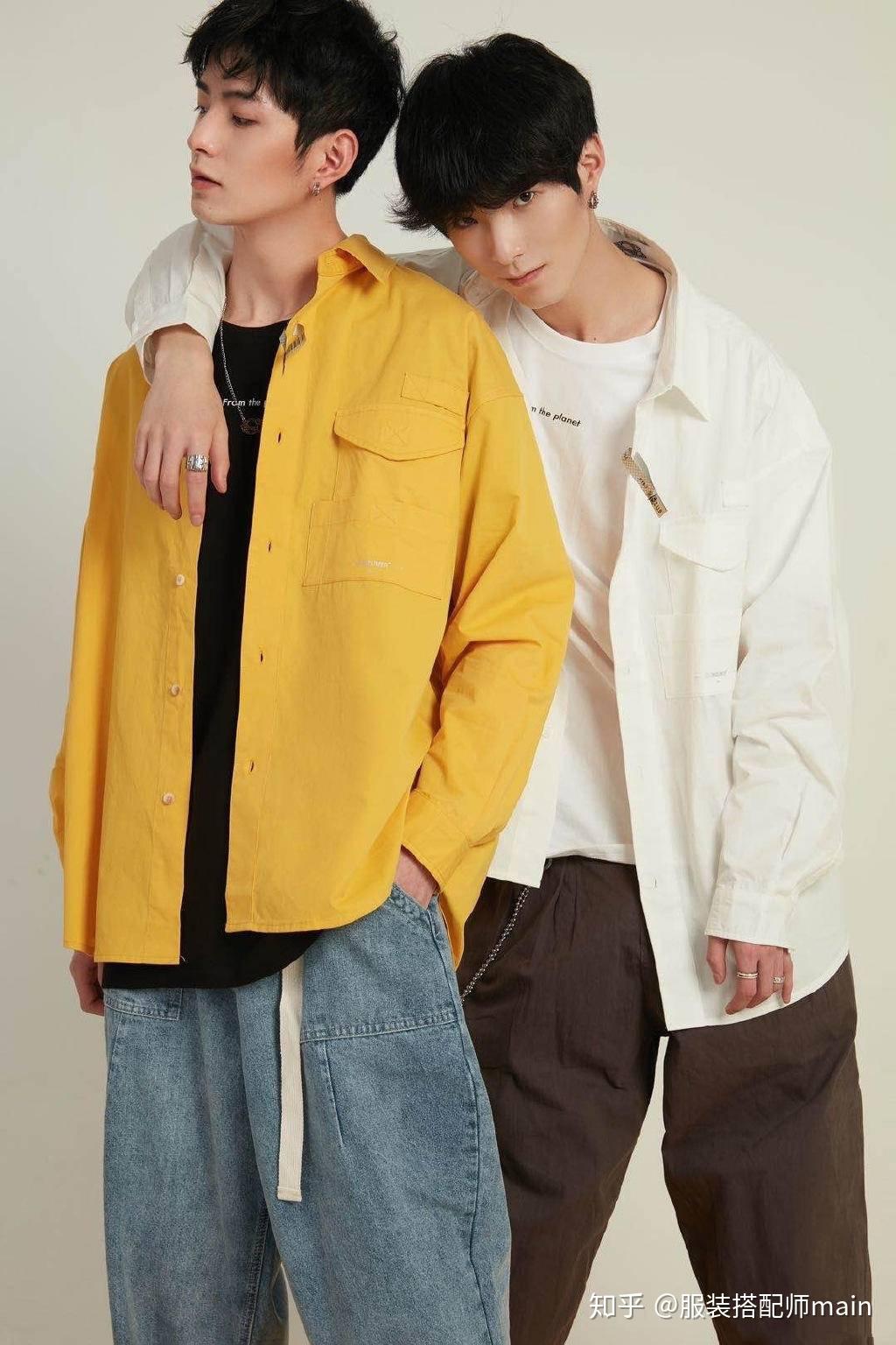 95后双胞胎兄弟走红网络日常穿搭时尚高级帅气颜值不输男明星