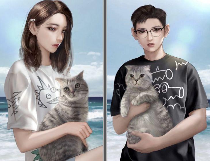 第一次在米画师约稿，约了4k的双人稿，请问这价格合理吗？ - 知乎