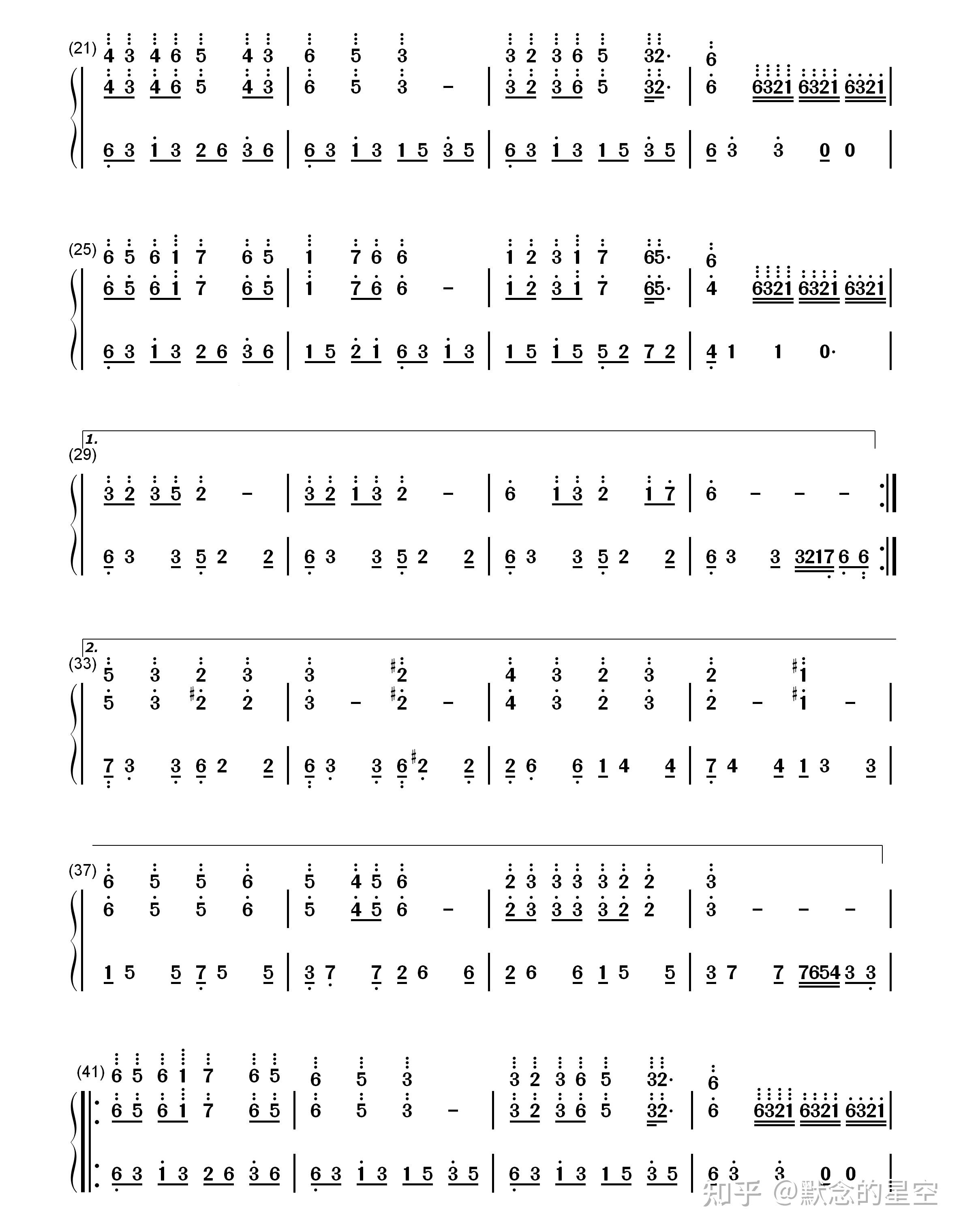 钢琴谱,双手简谱,双版本:韩雪《想起》. 想起是韩雪演唱的一首歌曲.