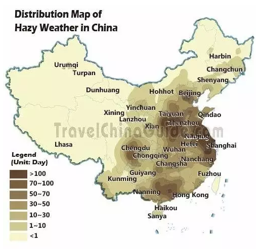 雾霾 地图