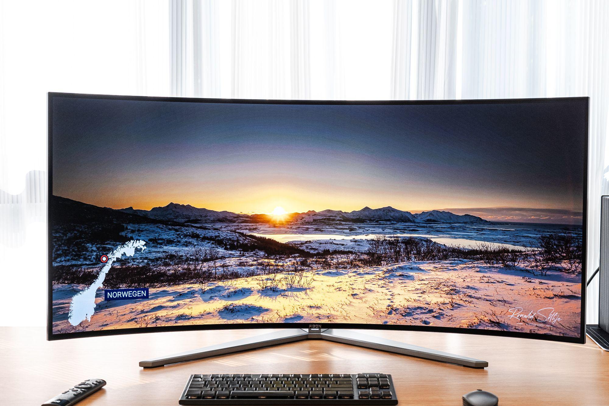 240hz oled 800r黄金曲率:agon pro ag456uczd oled 电竞显示器