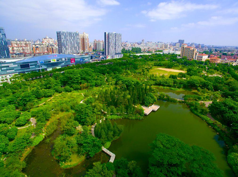 市桥绿肺:10万方南区公园至于项目品质,有着豪宅定位的时代柏林,更