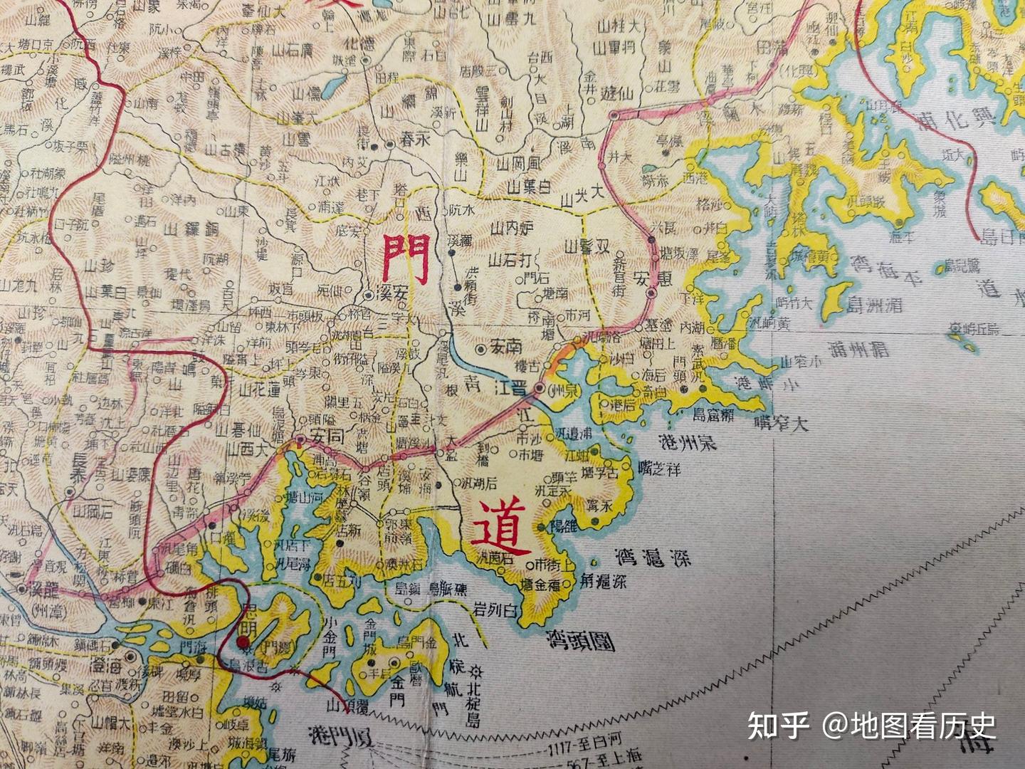 1926年《江西福建省明细全图》 - 知乎