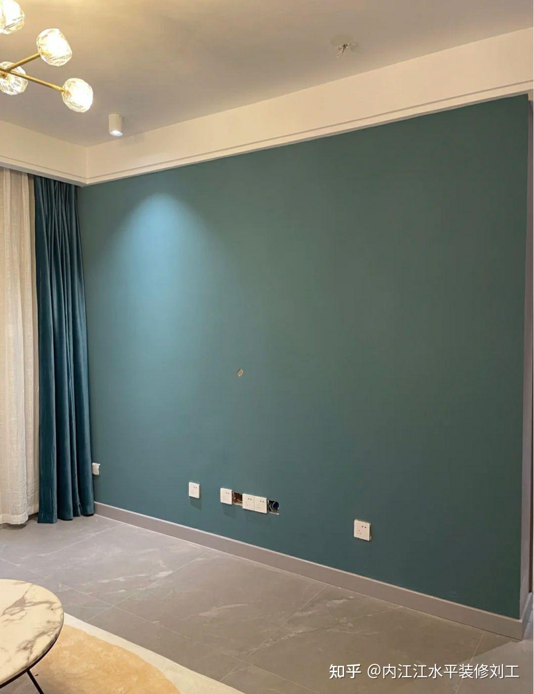 很纠结的墙漆颜色选择了网红色效果不太理想