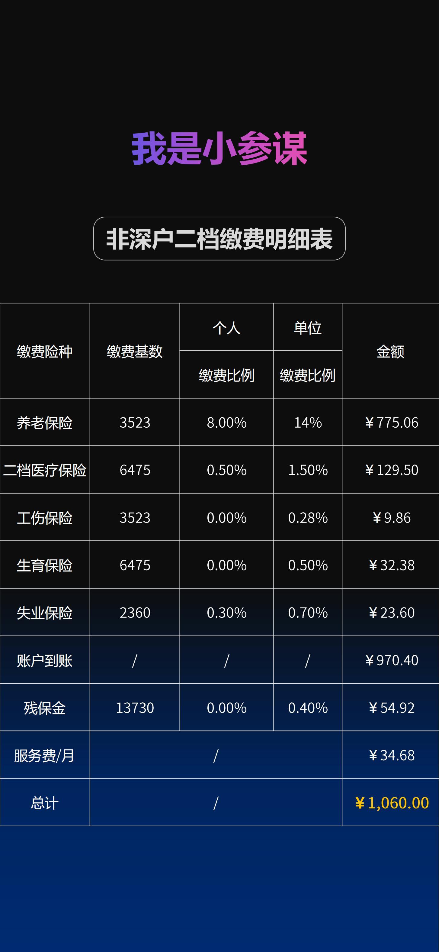 个人社保清单图片图片