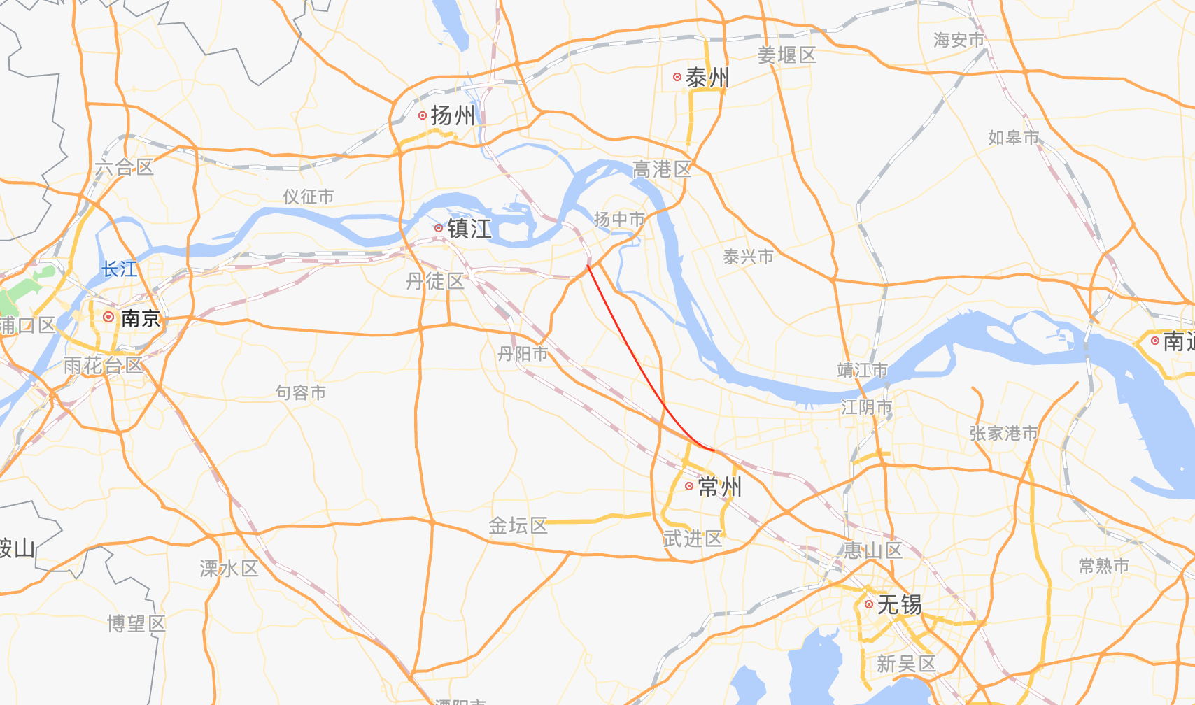 扬州的铁路迷一定不能理解连镇铁路在镇江段的180度大弯,由于各种原因
