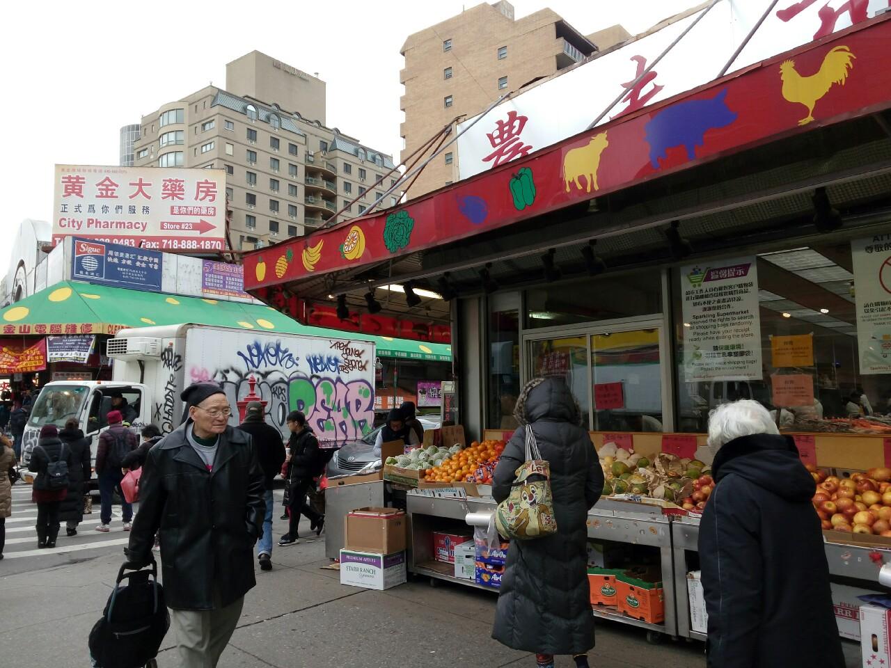 法拉盛中国城华人超市法拉盛中国城招工信息张贴处法拉盛东北餐馆和
