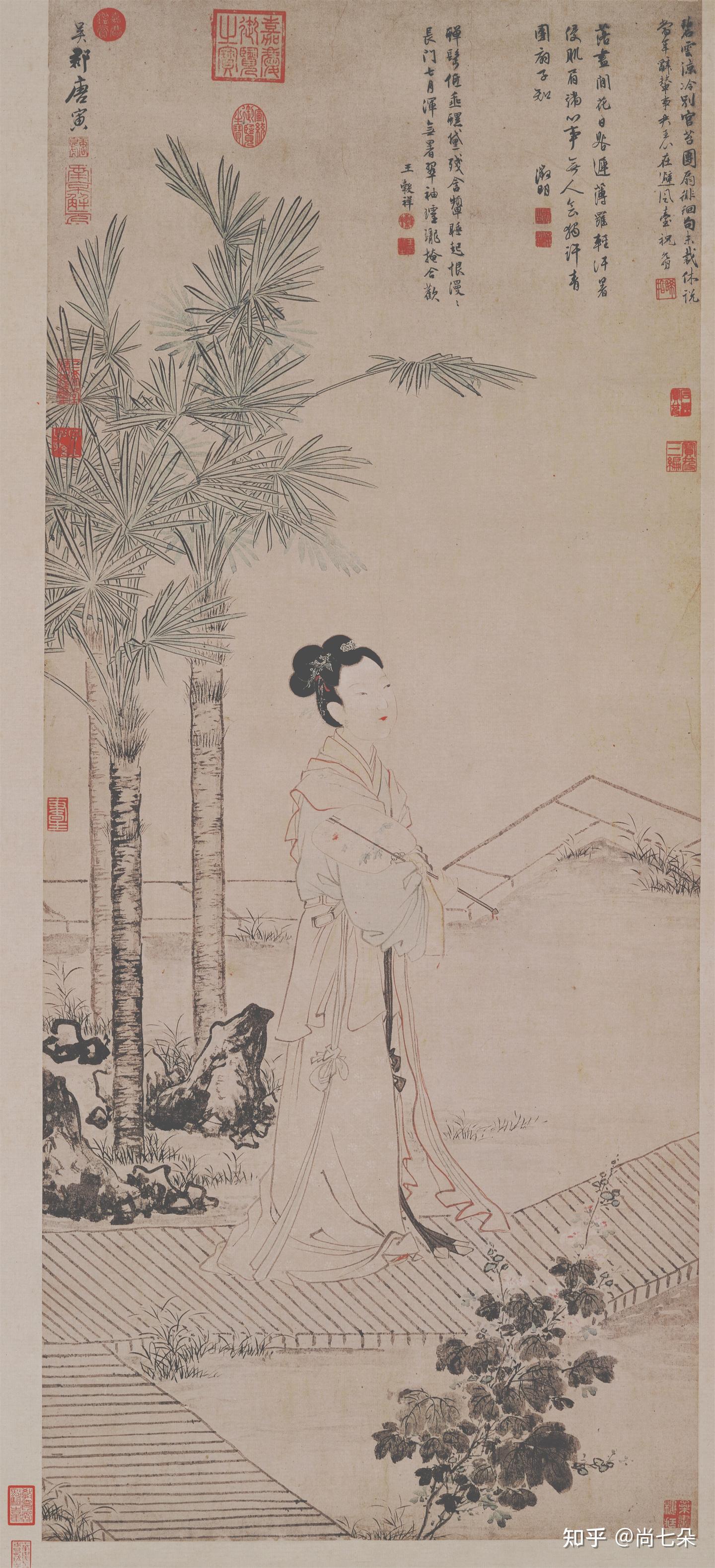 明代唐寅唐伯虎山水人物画古代高清国画图片保存- 知乎