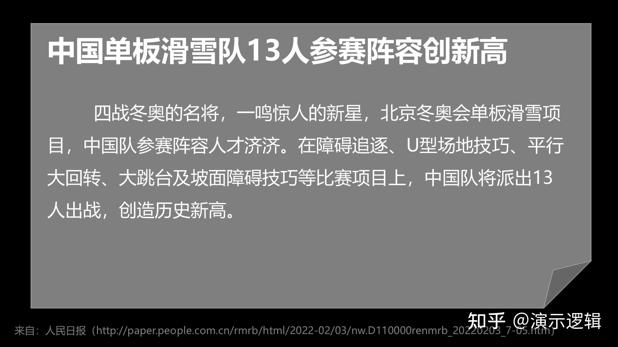 如何給蘇翊鳴弟弟和他的隊友做出高級感的ppt團隊展示