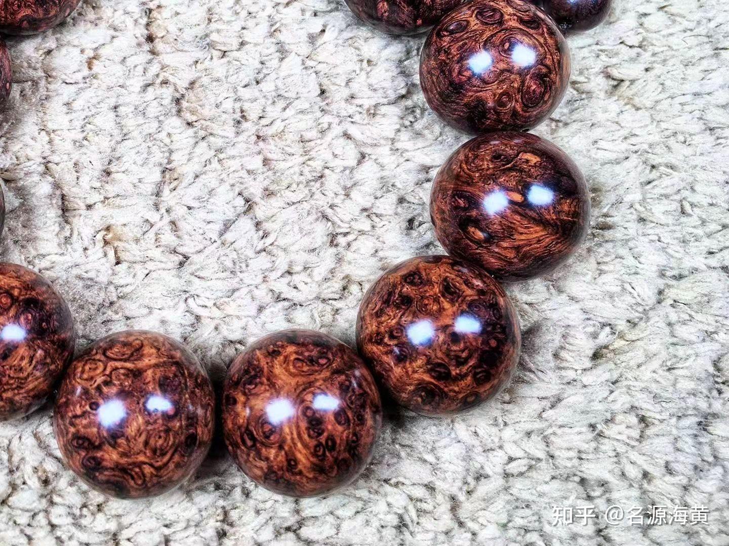 巅峰海黄紫油梨爆满瘤疤2.0手串