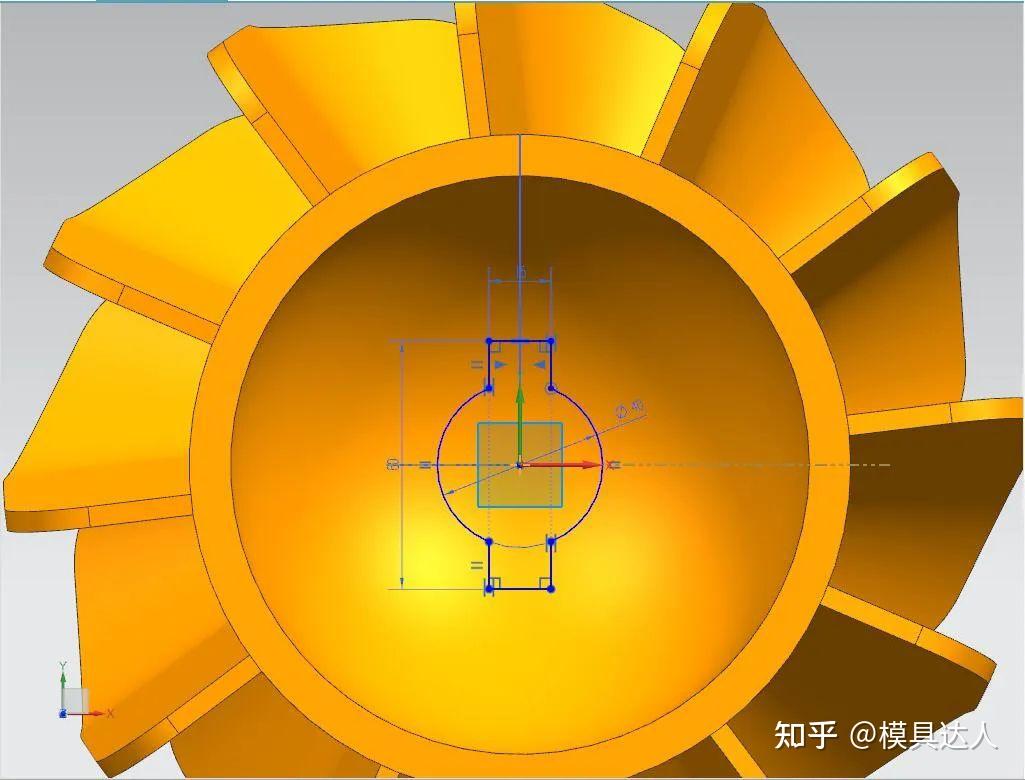 ug/nx 一个简单的风叶轮,模型要这么做! - 知乎