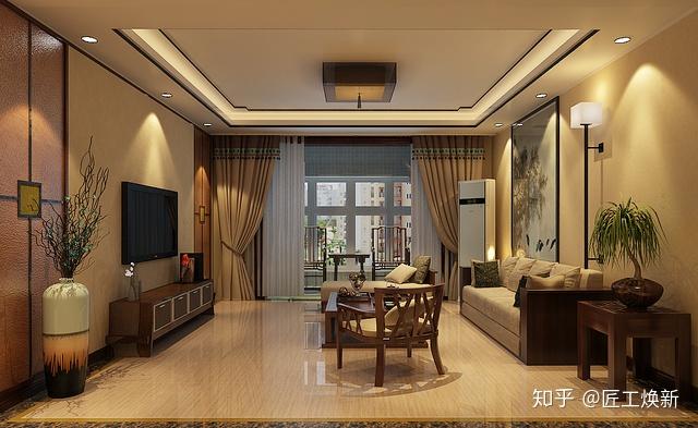 掌握中式风格客厅地砖颜色搭配技巧，不用请设计师了 - 知乎