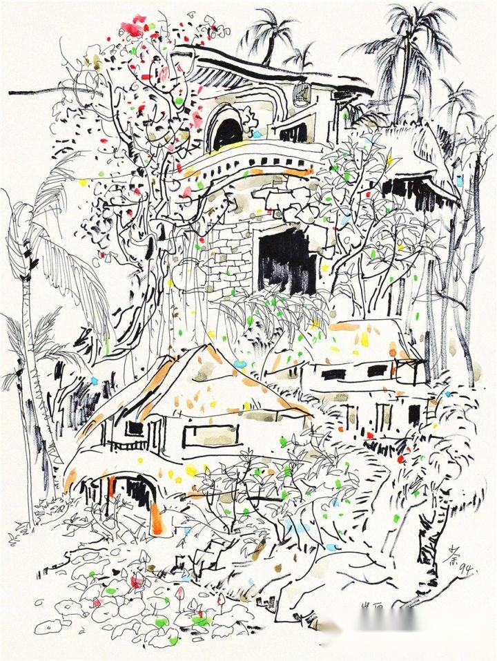 百位世界绘画大师之吴冠中,艺渡文化高清艺术作品图片集图库设计 - 知乎