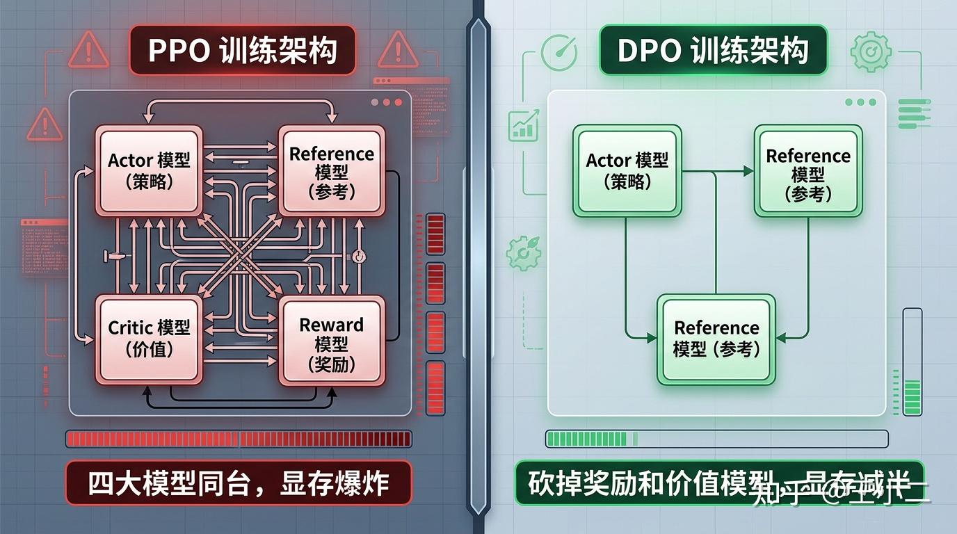 大模型“后训练”指南：PPO、DPO与GRPO算法的硬核拆解与极简推演 - 知乎