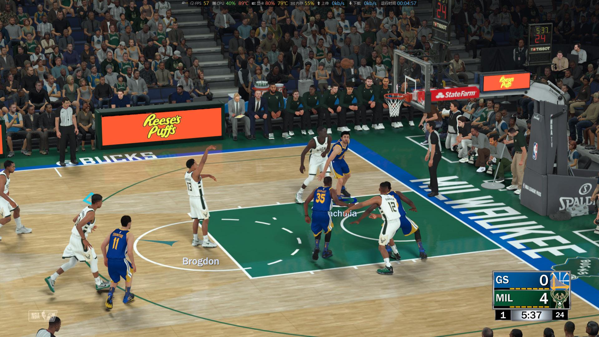 搞机作战室机械师f117s6gtx10606g独显nba2k18游戏实测