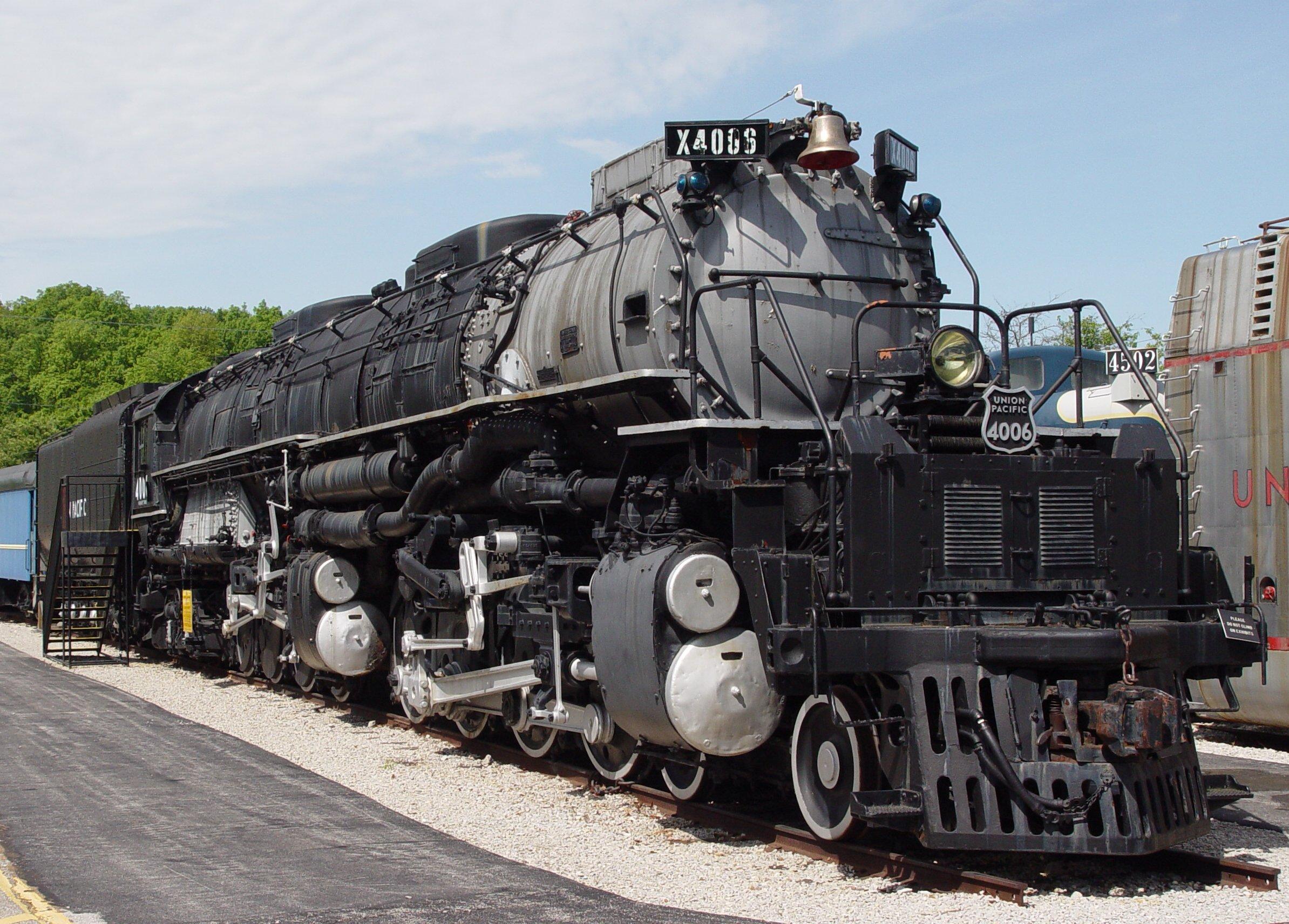 铁道科普现存最大的蒸汽机车美国联合太平洋铁路大男孩型