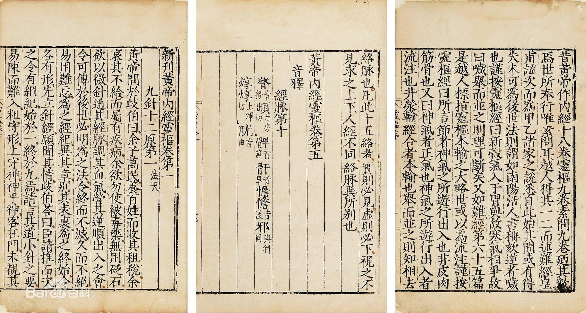 黄帝内经分灵枢和什么两部分 - 知乎