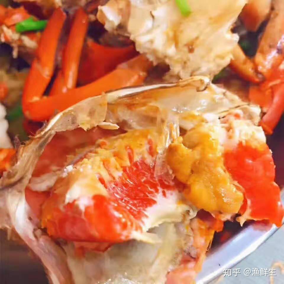 渔鲜生推荐野生的红鲟满满的红膏满满的诱惑给家人给朋友给亲戚既做