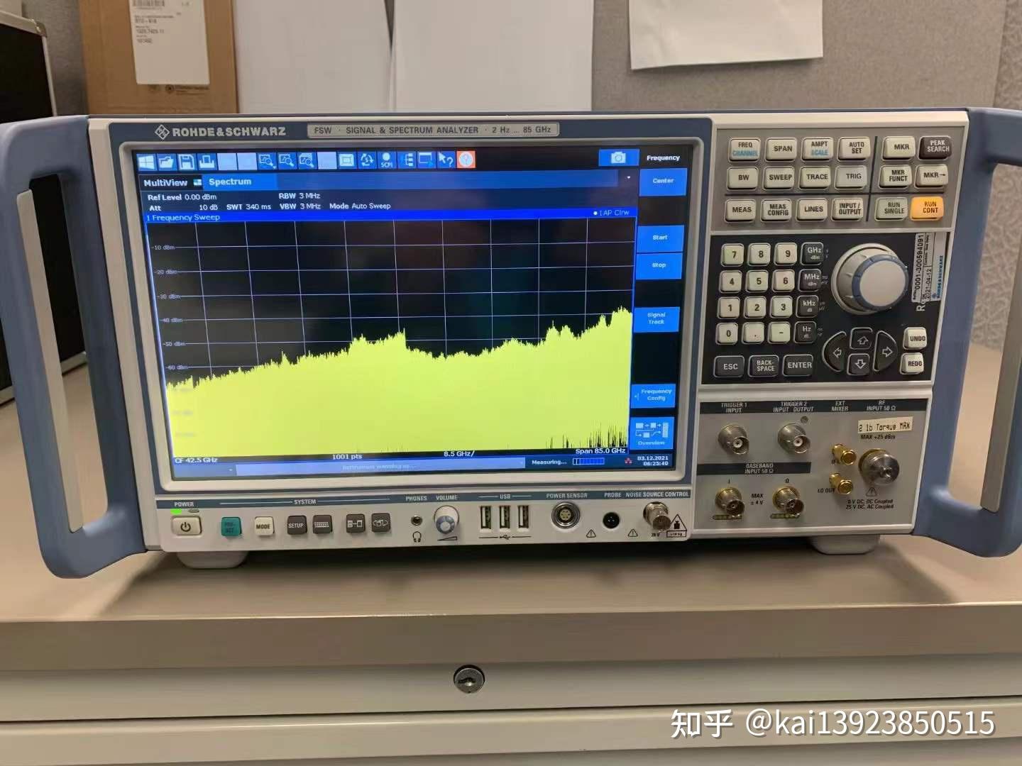 罗德与施瓦茨FSW85频谱和信号分析时刻掌握5G开发 - 知乎