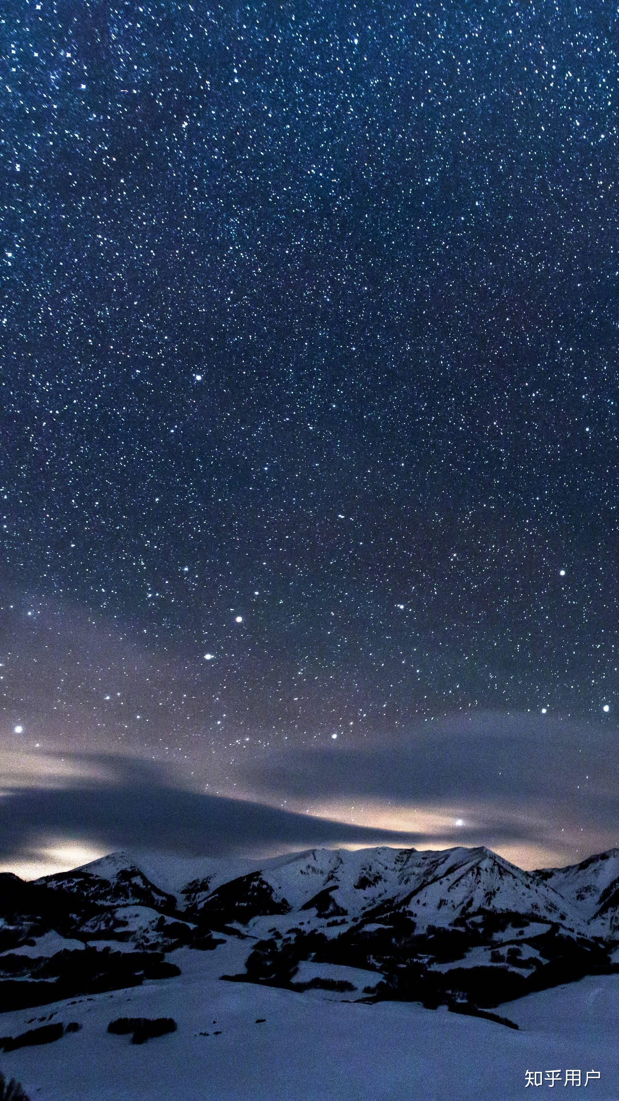 有人推荐下星空图让我做壁纸吗