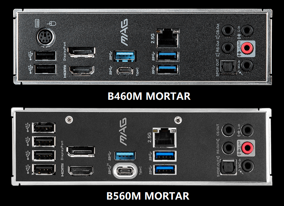一,相对b460m mortar的升级