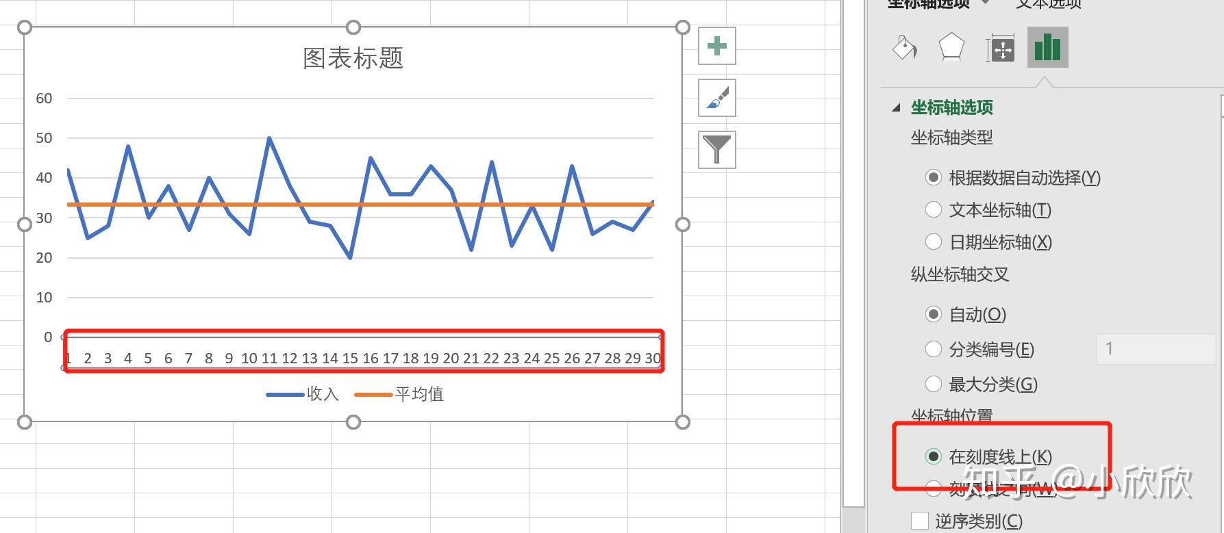 excel圖表之參考線的繪製