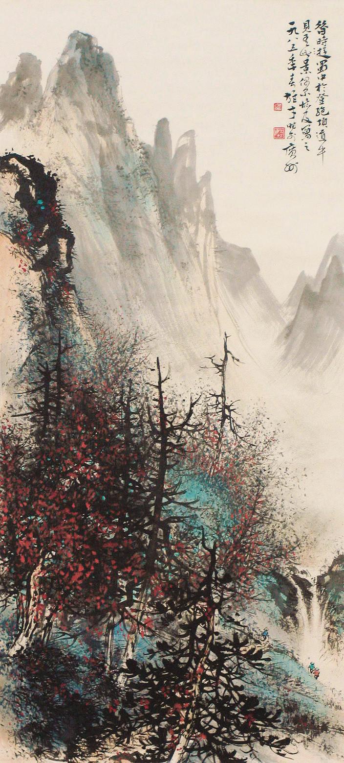画作气势浑厚,被评论界称为黎家山水-岭南画派名家黎雄才 - 知乎