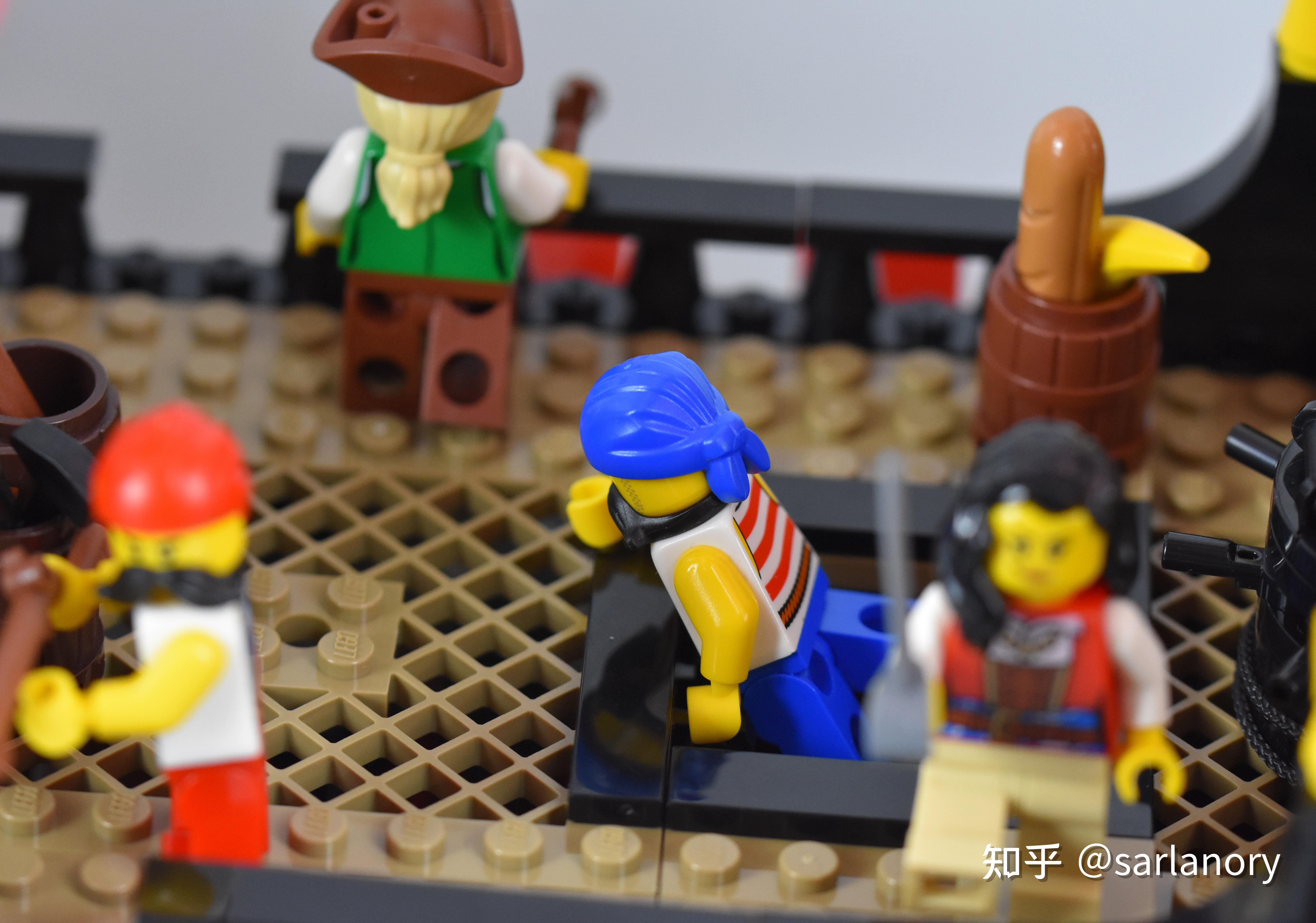 船上怎能没有大炮lego21322海盗湾改炮舱