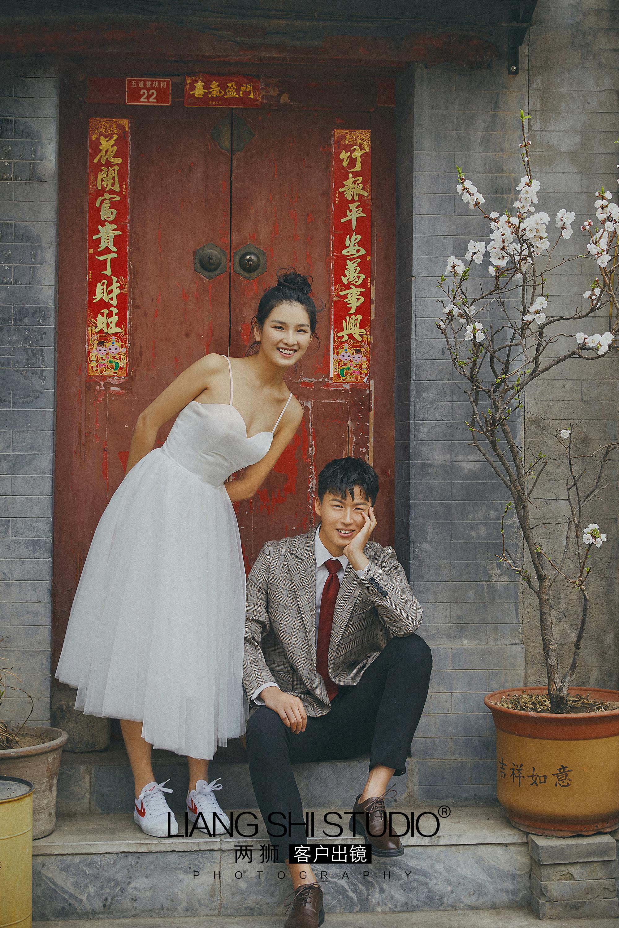 北京胡同婚纱照图片
