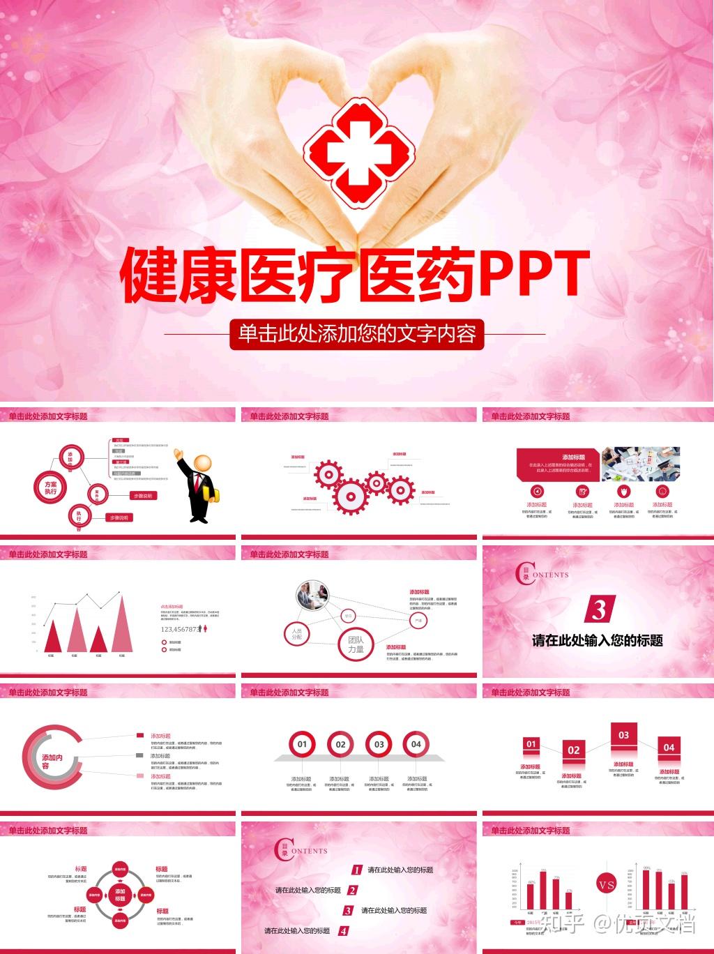 健康医疗医药PPT模板 - 知乎