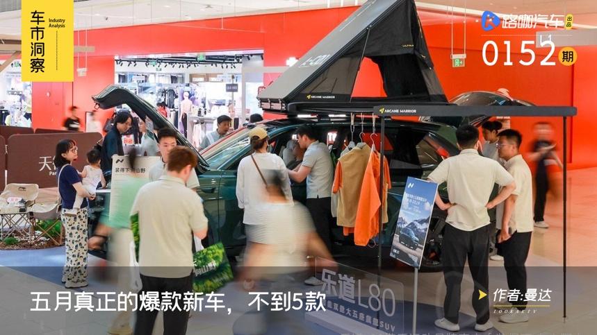 五月销量证明,大定破万的战报里,真正的爆款新车不到5款