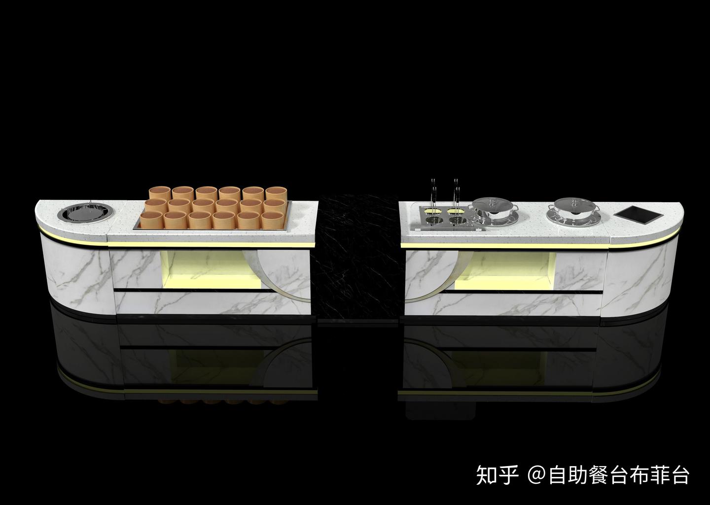 自助餐台明档设计制作 - 知乎